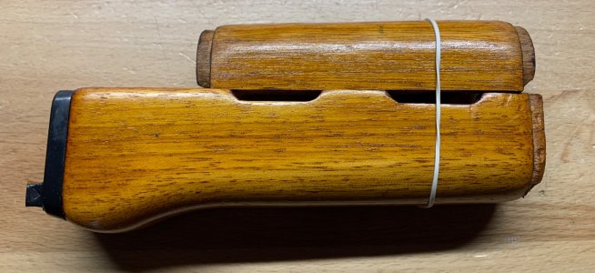 Bulgy Bake Lowers, Russian AK HG’s, Bulgy 5.45 Mags Circle 10, Romy AIMS Handguards, IZZY FRONT Trunnion, Chinese Bake SKS UPPER,  CHINESE HANDGUARDS