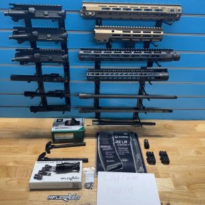 BCM Uppers, Barrels, Geissele Rails, BCG’s, Radian Raptors, .22 Kit (Fire Sale)