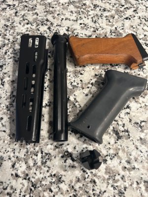 Akm 63 clone set up and flash hider