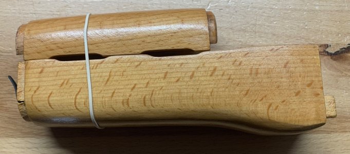 Romy AK BLONDE HG, POLISH STOCK, Wood HG’S, Circle 10 5.45 Mags, Polish Rear Sight Block, Romy Cell Pouches, RUSSIAN AK UPPER, Bulgy Milled Dust Cover