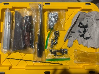 Scrubbed East German MPI-KM parts kit with Recreator