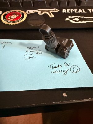 KAC Folding Micro Rear Sight
