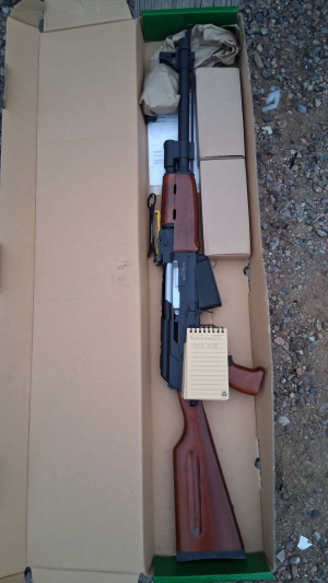Daglioglu 12ga AK shotgun, 2 mags, brand new