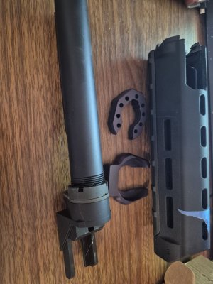 Vepr canis ar adapters. Slant stock ar and handgaurd moe.