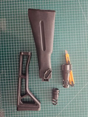 Muzzle brake and parts