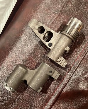 Russian AK100 virgin front sight, AK100 gas block, AK bolt hold open mags, etc.