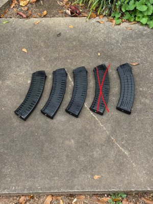 45rd Ribbed Molot Mags and Circle 10 Waffle