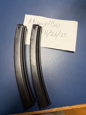2 Rare 40 round mp5 mags for 5.45 mags