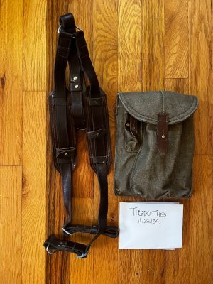 Soviet Army RPS Y-Straps & 3-Cell Pouch Set