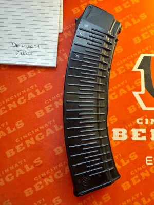 Molot black ribbed 45