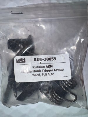 Russian akm trigger parts without Disconnecter