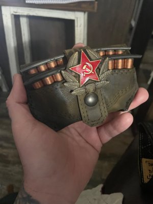 SKS/AK leather cheek rest