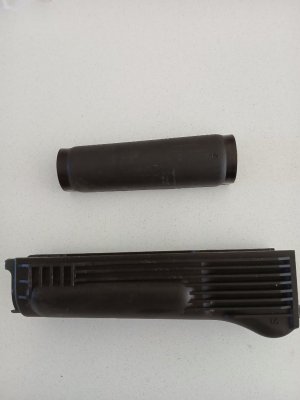 Plum handguard set for milled receiver