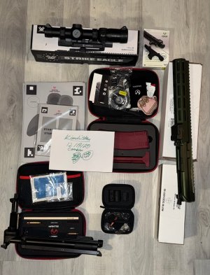 WTS Geissele Blemula, Vortex LPVO, Mantis set, Viridian laser handstop