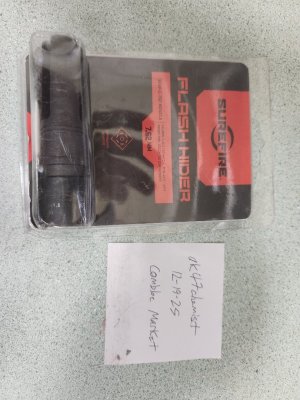 SUREFIRE 762-M24 x 1.5 FLASH HIDER/SUPPRESSOR MOUNT