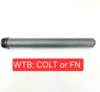 Colt or FN rifle receiver extension (buffer tube)