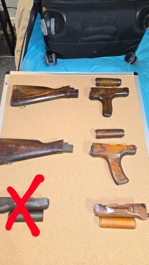 Ak furniture. reverse dong, palmswell handguard set