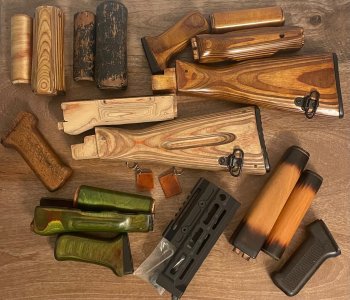 Russian Laminate Furniture, Bakelite Keychains, Plum Pistol Grip, etc