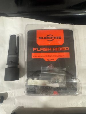 Surefire 24x1.5 Three Prong 7.62 Flash Hider