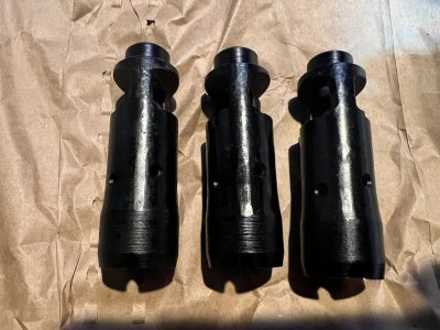 WTS NOS Soviet Russian AK74 24mm Late 80's "Faceted" Muzzle Devices Brakes