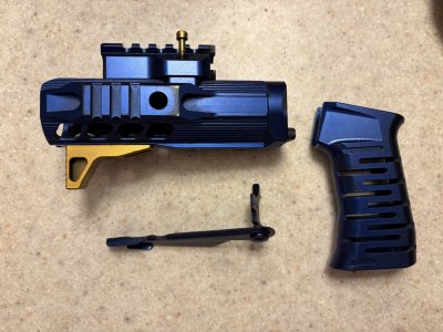 Mini Draco Slr handguard, kgb grip, selector