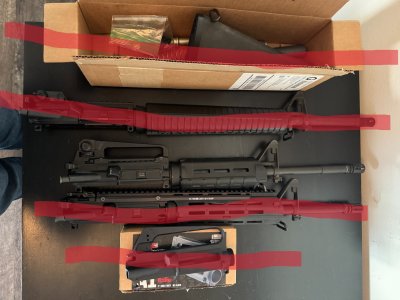 SIG M400 Upper (All that's left) -PSA Uppers - FN M16A4 SURP KIT - A1 Stripped Upper