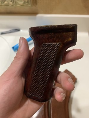 Bakelite grip