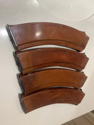 45 round bakelite rpk74 mags