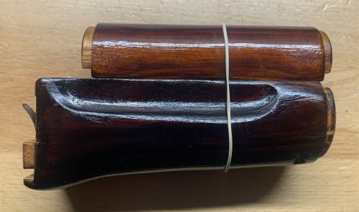 Russian Krink HG’s, Polytech Legend Lower HG, Romy AIMS Grip, UF Rear Trunnion, AK Mags, SKS Spiker Bayonet, Saiga 7.62 Mags, Bulgy Bake Lower