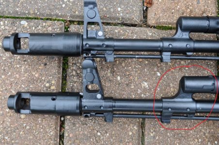 Russian 90 degree gas block