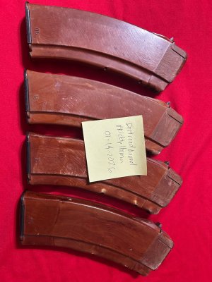 30 round AK74 5.45 Bakelites (4) $85 plus shipping