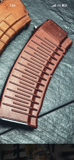 Orange Molot 30rd ribbed