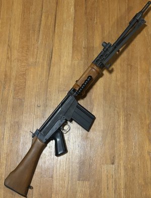 Israeli HB FAL on gear marked Imbel