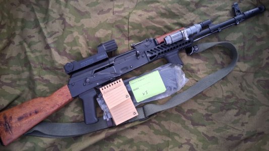 Bulgarian 5.45 parts kit on WaffenWerks receiver