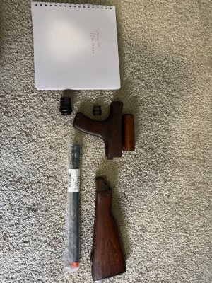 Dong set w/ stock, SAR barrel, JMAC HUB brake