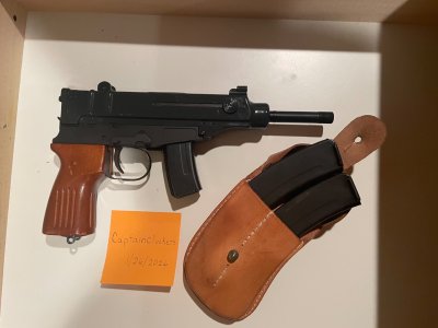 VZ61 Skorpion Pistol Suppressor and SBR Ready - built by Cajun Gunsmith on TortTort + ammo