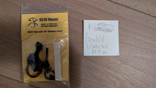 BC70 1" Light Mount