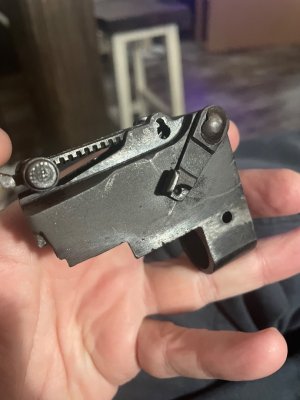 North Korean rear sight base