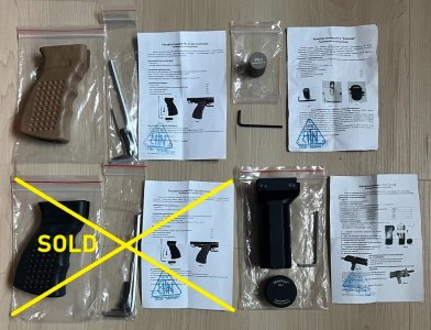 Zenitco RK-3 / RP-1 / RK-1 Pistol grips, charging handle, foregrip Black & Desert Tan *ALL BNIB w/ Papers*
