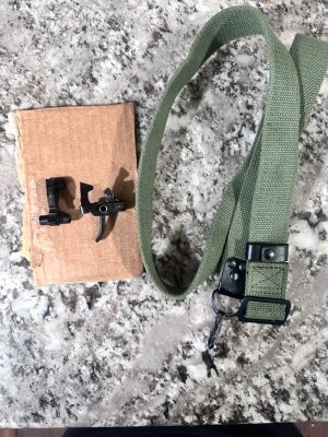 Fime enhanced AK trigger and Bulgarian Sling
