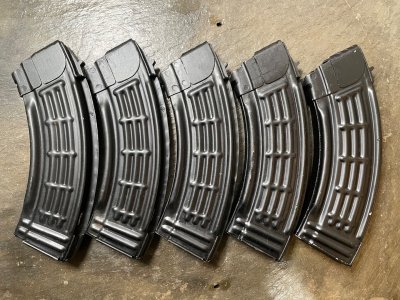 Russian aluminum waffle mags