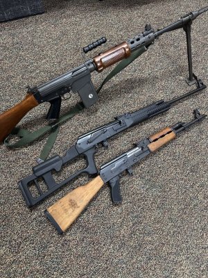 Izzy FAL Heavy, Saiga 308, o-pap