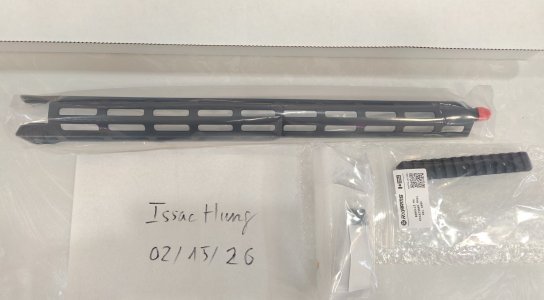 Rx-arms heatshield mlok for Benelli M4 and panzer arms M4