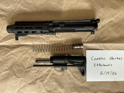 DDM4 PDW 300 BLK Complete Upper and Stock