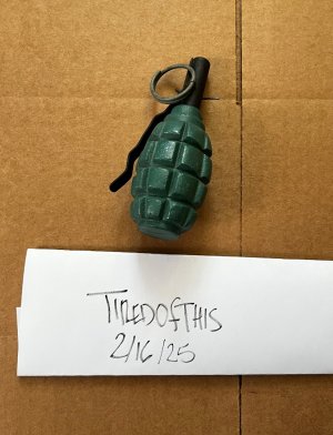 “Viet-cong” dummy training F-1 Grenade