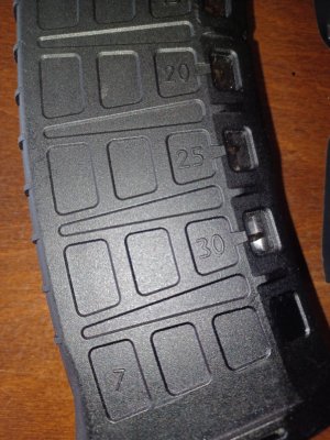 Ak 12 kalishnikov concern.mold#  7 mag w 556 Pod follower installed and original ak 12 follower