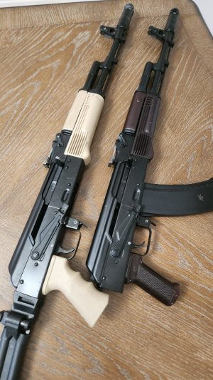 Arsenal polymer stock plum and Sand