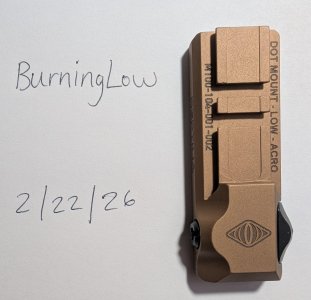 Reptilia Acro Low Mount Anodized FDE