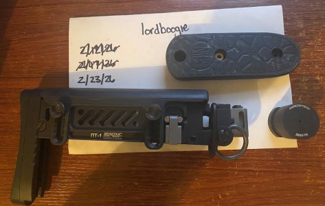 Zenitco PT-1 stock w/ 5.5mm adapter & Tailhook adapter
