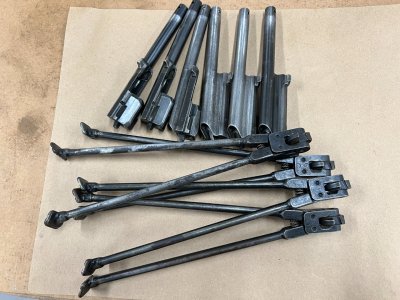 WTS Galil Project Parts - Galil Bolt Carriers with broken charging handles and Galil Bipods with broken wire cutters, Israeli